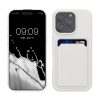 Etui Kwmobile do Apple iPhone 16 Pro, białe, silikonowe, KWM000022UH005C