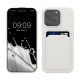 Etui Kwmobile do Apple iPhone 16 Pro, białe, silikonowe, KWM000022UH005C