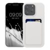 Etui Kwmobile do Apple iPhone 16 Pro, białe, silikonowe, KWM000022UH005C