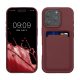 Etui Kwmobile do Apple iPhone 16 Pro, ciemnoczerwone, silikonowe, KWM000022UH006C