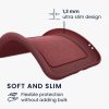 Etui Kwmobile do Apple iPhone 16 Pro, ciemnoczerwone, silikonowe, KWM000022UH006C