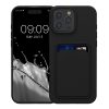 Etui Kwmobile do Apple iPhone 16 Pro Max, czarne, silikonowe, KWM000022UI001C