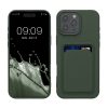 Etui Kwmobile do Apple iPhone 16 Pro Max, ciemnozielone, silikonowe, KWM000022UI002C
