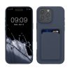Etui Kwmobile do Apple iPhone 16 Pro Max, ciemnoniebieskie, silikonowe, KWM000022UI004C