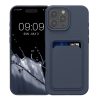 Etui Kwmobile do Apple iPhone 16 Pro Max, ciemnoniebieskie, silikonowe, KWM000022UI004C