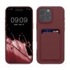 Etui Kwmobile do Apple iPhone 16 Pro Max, ciemnoczerwone, silikonowe, KWM000022UI006C
