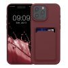 Etui Kwmobile do Apple iPhone 16 Pro Max, ciemnoczerwone, silikonowe, KWM000022UI006C