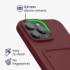 Etui Kwmobile do Apple iPhone 16 Pro Max, ciemnoczerwone, silikonowe, KWM000022UI006C