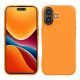Etui Kwmobile do Apple iPhone 16, pomarańczowe, silikonowe, KWM000022UJ001C