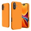 Etui Kwmobile do Apple iPhone 16, pomarańczowe, silikonowe, KWM000022UJ001C