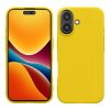 Etui Kwmobile do Apple iPhone 16, żółte, silikonowe, KWM000022UJ002C