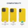 Etui Kwmobile do Apple iPhone 16, żółte, silikonowe, KWM000022UJ002C