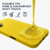 Etui Kwmobile do Apple iPhone 16, żółte, silikonowe, KWM000022UJ002C