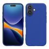 Etui Kwmobile do Apple iPhone 16, niebieskie, silikonowe, KWM000022UJ004C