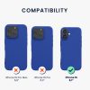 Etui Kwmobile do Apple iPhone 16, niebieskie, silikonowe, KWM000022UJ004C