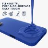 Etui Kwmobile do Apple iPhone 16, niebieskie, silikonowe, KWM000022UJ004C