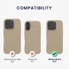 Etui Kwmobile do Apple iPhone 16 Pro, kremowe, silikonowe, KWM000022UK005C