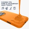Etui Kwmobile do Apple iPhone 16 Pro Max, pomarańczowe, silikonowe, KWM000022UL001C
