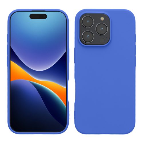 Etui Kwmobile do Apple iPhone 16 Pro Max, niebieskie, silikonowe, KWM000022UL004C