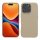 Etui Kwmobile do Apple iPhone 16 Pro Max, kremowe, silikonowe, KWM000022UL005C