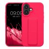 Etui Kwmobile do Apple iPhone 16, różowe, silikonowe, KWM000022UM001C