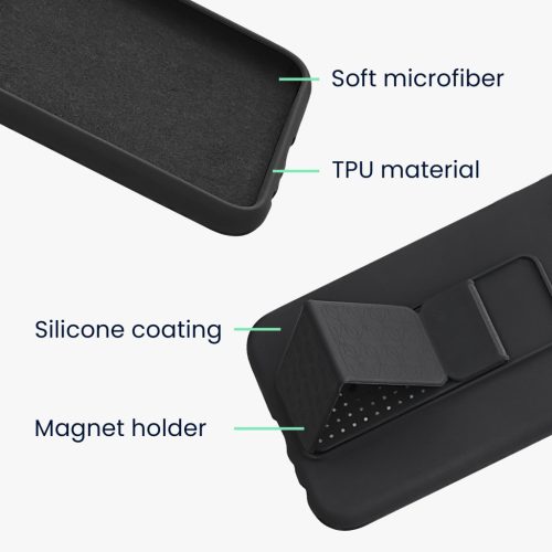 Etui Kwmobile do Apple iPhone 16 Pro, różowe, silikonowe, KWM000022UN001C