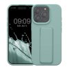 Etui Kwmobile do Apple iPhone 16 Pro, jasnozielone, silikonowe, KWM000022UN002C