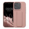 Etui Kwmobile do Apple iPhone 16 Pro, jasnoróżowe, silikonowe, KWM000022UN004C