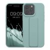 Etui Kwmobile do Apple iPhone 16 Pro Max, jasnozielone, silikonowe, KWM000022UO002C