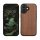 Etui Kwmobile do Apple iPhone 16, brązowe, drewno/silikon, KWM000022UP001C