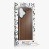 Etui Kwmobile do Apple iPhone 16, brązowe, drewno/silikon, KWM000022UP001C