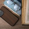 Etui Kwmobile do Apple iPhone 16 Pro Max, brązowe, drewno/silikon, KWM000022UR001C