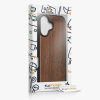 Etui Kwmobile do Apple iPhone 16, brązowe, drewno/silikon, KWM000022US001C