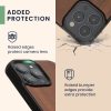 Etui Kwmobile do Apple iPhone 16 Pro Max, brązowe, drewno/silikon, KWM000022UU001C
