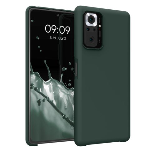Etui Kwmobile do Xiaomi Redmi Note 10 Pro, ciemnozielone, silikonowe, KWM000012OI010C