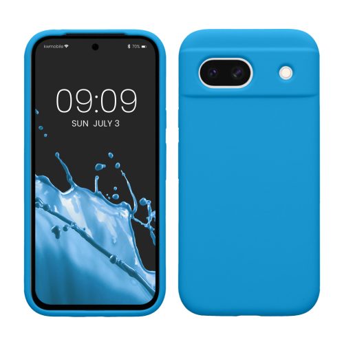 Etui Kwmobile do Google Pixel 8a, niebieskie, silikonowe, KWM000020KQ034C