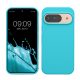 Etui Kwmobile do Google Pixel 9/Pixel 9 Pro, jasnoniebieskie, silikonowe, KWM000020PI017C