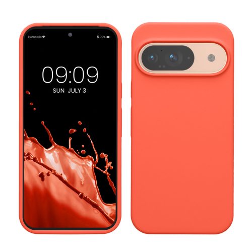 Etui Kwmobile do Google Pixel 9/Pixel 9 Pro, różowe, silikonowe, KWM000020PI020C