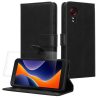 Zestaw etui i folii ochronnych Kwmobile do Samsung Galaxy Xcover 5, czarny, ekoskóra/silikon, KWM000021UY001C