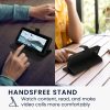 Zestaw etui i folii ochronnych Kwmobile do Samsung Galaxy Xcover 5, czarny, ekoskóra/silikon, KWM000021UY001C