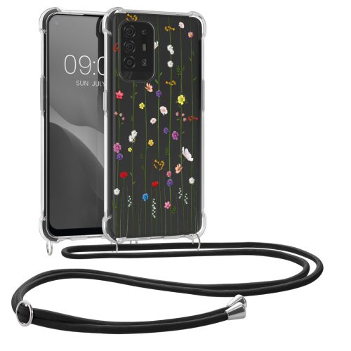 Etui Kwmobile ze smyczą do OPPO A94 5G, wielokolorowe, silikonowe, KWM000017NI002C