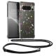 Etui Kwmobile ze smyczą do Google Pixel 8 Pro, wielokolorowe, silikonowe, KWM0000208S005C