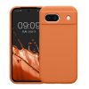 Etui Kwmobile do Google Pixel 8a, pomarańczowe, silikonowe, KWM000020KQ039C
