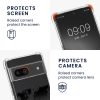 Etui Kwmobile ze smyczą do Google Pixel 8a, przezroczyste/czarne, silikonowe, KWM000020KX004C