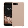 Etui Kwmobile do Apple iPhone 8 Plus/iPhone 7 Plus, kremowe, silikonowe, KWM0000087L104C
