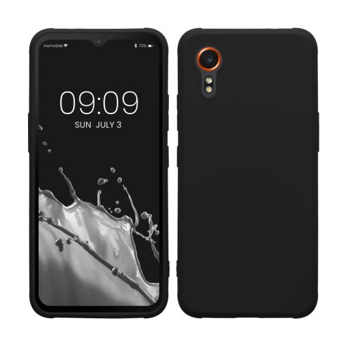Etui Kwmobile do Samsung Galaxy Xcover 7, czarne, silikonowe, KWM000021VH001C