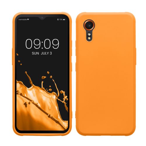 Etui Kwmobile do Samsung Galaxy Xcover 7, pomarańczowe, silikonowe, KWM000021VH005C