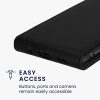 Etui Kwmobile do Samsung Galaxy S10, czarne, eko-skóra/silikon, KWM000021VN001C