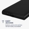 Etui Kwmobile do Samsung Galaxy A12, czarne, eko-skóra/silikon, KWM000021VO001C