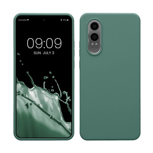 Etui Kwmobile do OnePlus Nord CE4 Lite, zielone, silikonowe, KWM000022UZ002C